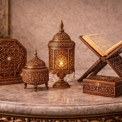 مشغولات خشبية و أرابيسك